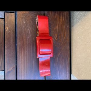 Red Betsy Johnson belt